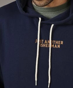 Just Another Fisherman Apparel GLOBAL ANGLER HOOD -NAVY