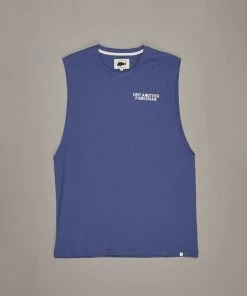 Just Another Fisherman Apparel GLOBAL ANGLER TANK - DEEP BLUE