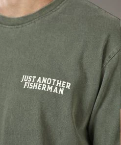 Just Another Fisherman Apparel GLOBAL ANGLER TEE - FOREST GREEN