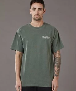 Just Another Fisherman Apparel GLOBAL ANGLER TEE - FOREST GREEN