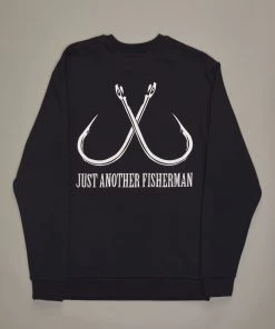 Just Another Fisherman Apparel HOOK CREW - BLACK