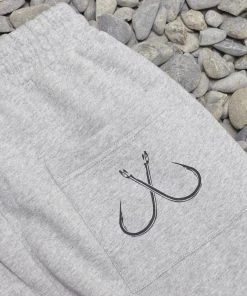 Just Another Fisherman HOOK TRACKIES - GREY MARLE