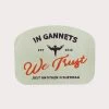 Just Another Fisherman IN GANNETS WE TRUST STICKER - STONE Apparel