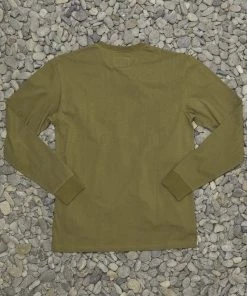 Just Another Fisherman Apparel IN GANNETS WE TRUST LS TEE - OLIVE