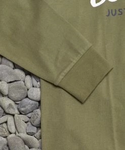 Just Another Fisherman Apparel IN GANNETS WE TRUST LS TEE - OLIVE