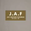 Just Another Fisherman J.A.F STICKER - BROWN Apparel