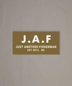 Just Another Fisherman J.A.F STICKER - BROWN Apparel
