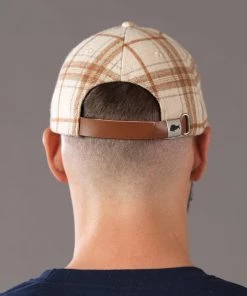 Just Another Fisherman LANDING CHECK CAP - LIGHT/DARK BROWN CHECK