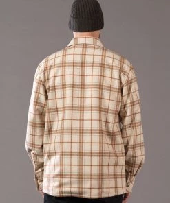 Just Another Fisherman LANDING CHECK JACKET - SAND/RUST