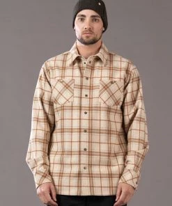 Just Another Fisherman LANDING CHECK JACKET - SAND/RUST