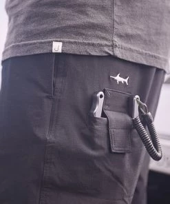 Just Another Fisherman Apparel CREWMAN SHORTS - BLACK