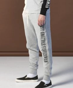 Just Another Fisherman HOOK TRACKIES - GREY MARLE
