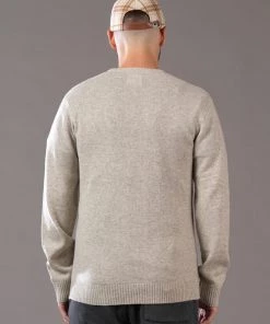Just Another Fisherman MERINO SEA CREW - GREY FEATHER