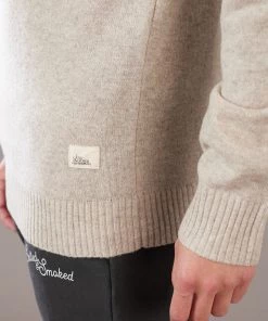 Just Another Fisherman MERINO SEA CREW - GREY FEATHER