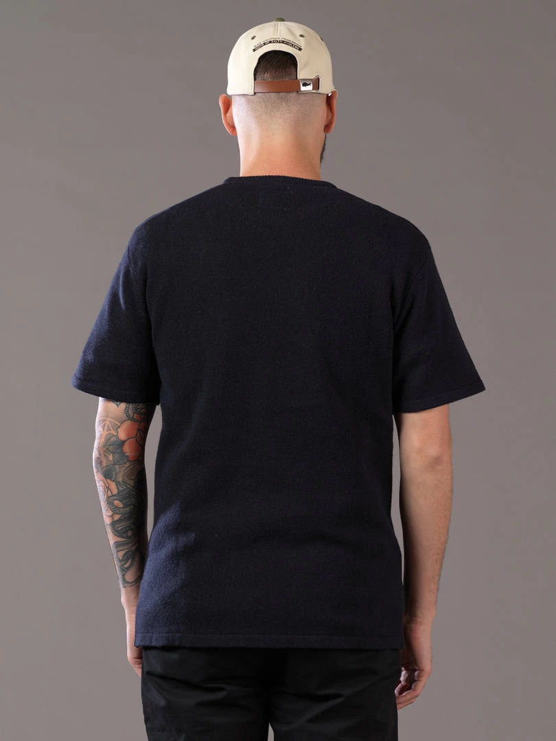 Just Another Fisherman MERINO SEA TEE - NAUTICAL BLACK