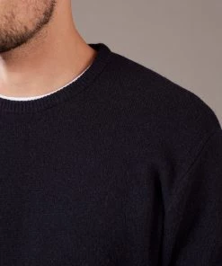 Just Another Fisherman MERINO SEA TEE - NAUTICAL BLACK