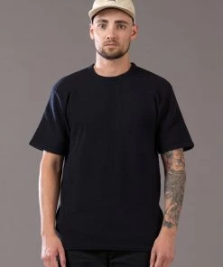 Just Another Fisherman MERINO SEA TEE - NAUTICAL BLACK