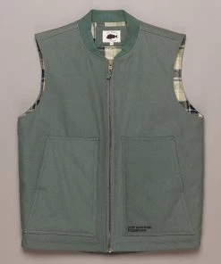 Just Another Fisherman OIL CHANGE VEST - MOSS