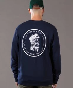 Just Another Fisherman OLD SEA DOG CREW - NAVY Apparel