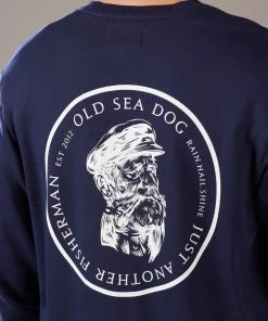 Just Another Fisherman OLD SEA DOG CREW - NAVY Apparel