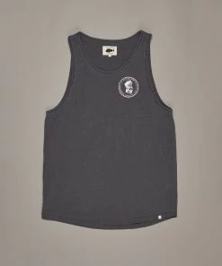 Just Another Fisherman OLD SEA DOG SINGLET - AGED BLACK