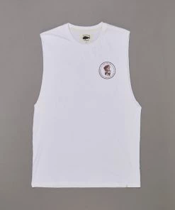 Just Another Fisherman OLD SEA DOG TANK - WHITE