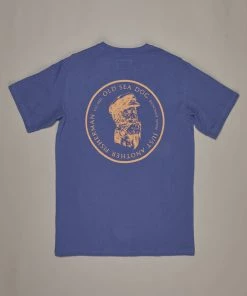 Just Another Fisherman OLD SEA DOG TEE - DEEP BLUE Apparel