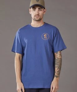 Just Another Fisherman OLD SEA DOG TEE - DEEP BLUE Apparel