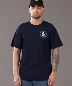 Just Another Fisherman OLD SEA DOG TEE - NAVY/VANILLA Apparel