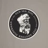 Just Another Fisherman OLD SEA DOG STICKER - CHARCOAL Apparel