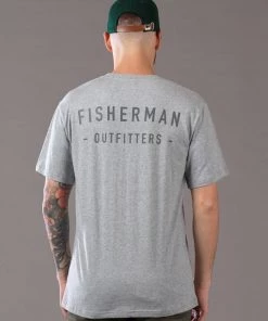 Just Another Fisherman Apparel OUTFITTERS TEE - GREY MARLE