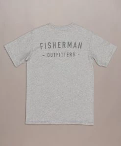 Just Another Fisherman Apparel OUTFITTERS TEE - GREY MARLE