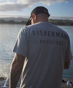 Just Another Fisherman Apparel OUTFITTERS TEE - GREY MARLE