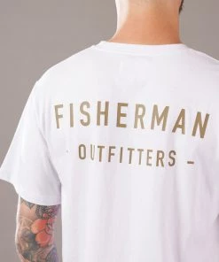 Just Another Fisherman OUTFITTERS TEE - WHITE