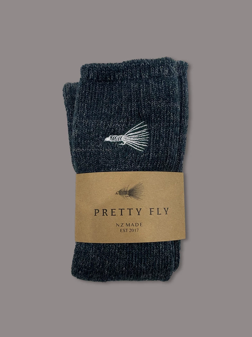 Accessories PRETTY FLY MERINO SOCK - FOREST GREEN