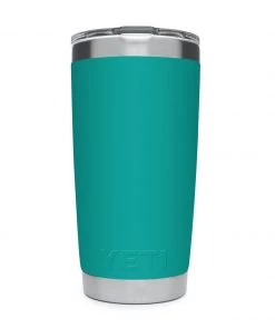 YETI RAMBLER 20 OZ TUMBLER - AQUIFER BLUE Drinkware & Coffee