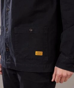 Just Another Fisherman RIGGER SHACKET - BLACK Apparel