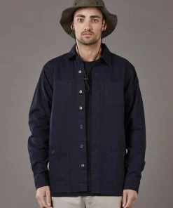 Just Another Fisherman RIGGER SHACKET - NAVY Apparel