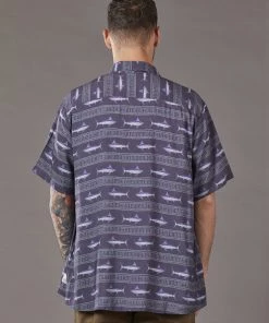 Just Another Fisherman RUSTIC SWORD SS SHIRT - BLACK