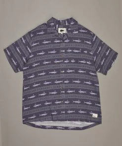 Just Another Fisherman RUSTIC SWORD SS SHIRT - BLACK