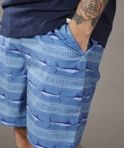 Just Another Fisherman RUSTIC SWORD SHORTS - BLUE