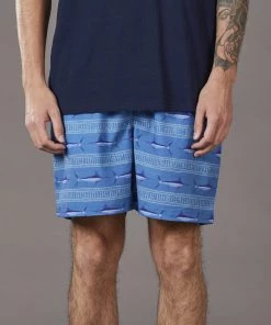 Just Another Fisherman RUSTIC SWORD SHORTS - BLUE