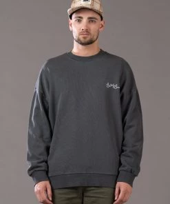Just Another Fisherman Apparel SALTED CREW - AGED BLACK