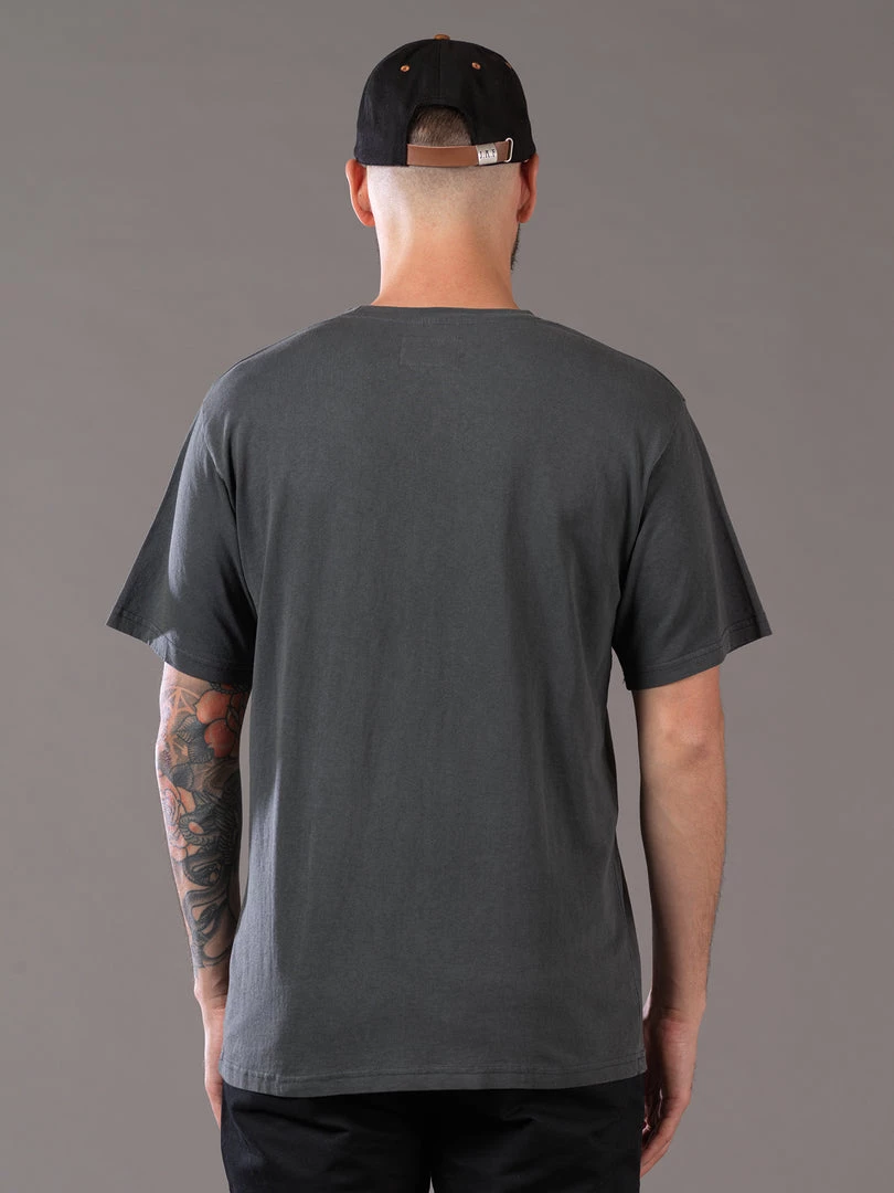 Just Another Fisherman SALTED & SMOKED TEE - AGED BLACK