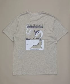 Just Another Fisherman Apparel SALTY ANGLER TEE - GREY MARLE