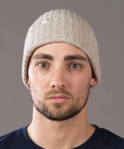 Just Another Fisherman SKIPPER BEANIE - GREY FEATHER