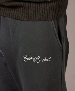 Just Another Fisherman SMOKED TRACKPANTS - AGED BLACK Apparel