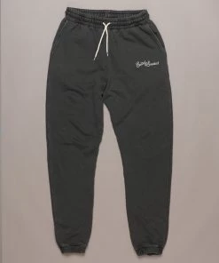 Just Another Fisherman SMOKED TRACKPANTS - AGED BLACK Apparel