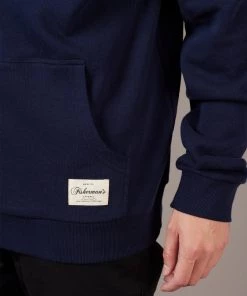 Just Another Fisherman Apparel SNAPPER LOGO HOOD - NAVY