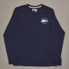 Just Another Fisherman Apparel SNAPPER LOGO LS TEE - NAVY